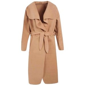 Belted Shawl Collar Coat